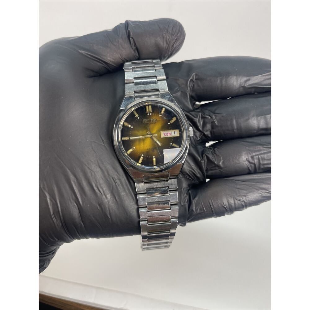 SEIKO 5606-7349 23 Jewels Automatic Day Date AS-IS, DayDate Needs Servicing